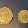 50 Pfennig 1981 coin AND commemorative 1971 2 Deutsche Mark coin Image 2