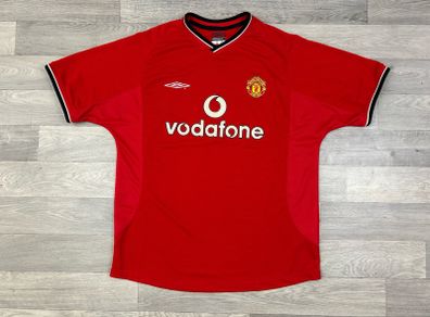 Genuine Vintage 2000 Umbro Manchester United Home Jersey Shirt Mens Large
