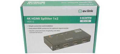 av:link 4k hdmi splitter 1x2 HDS12