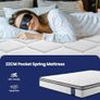 King Bed Frame, Headboard, Memory foam Mattress and pillows Image 7