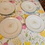 Noritake Ireland Anticipation Tea Cup Trio Set , sugar bowl, creamer cake plate Image 9