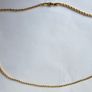 24K Solid Yellow Gold Round Snake Chain Image 8