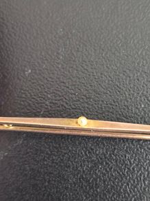 Gold 9ct brooch Seawater Mabe Pearl