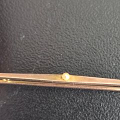 Gold 9ct brooch Seawater Mabe Pearl