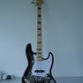 Fender  F.S.R Black Paisley Jazz Bass Image 2
