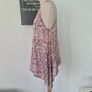 Vintage Y2K Avoca Anthology two piece, silk and jersey maxi dress, with silk and lace tunic top S 10 12 Image 6