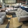 Grey corner sofa + matching armchair Image 6