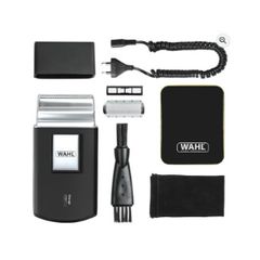 Wahl Travel Shaver - Wireless Rechargeable Electric Shaver for Men, Ideal for Travel