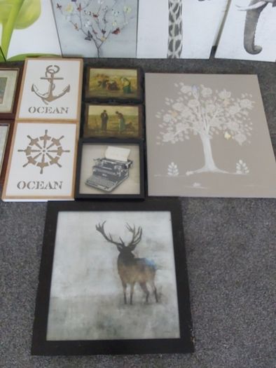 canvases, and pictures. And picture frames.