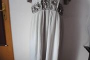 BNWT Lovedrobe luxe soft grey stunning maxi dress size UK24 EU52 Postage included