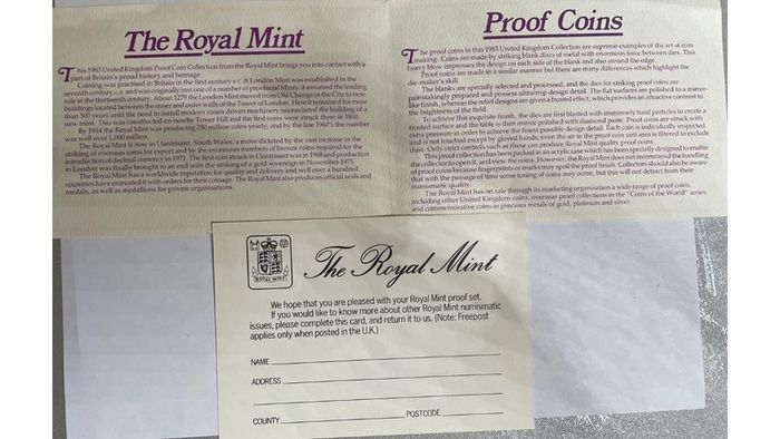 1983 English Proof set