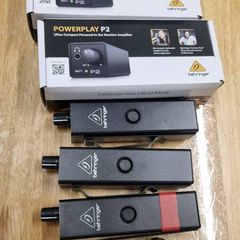 4 Behringer Powerplay P2 Wired InEar Monitor Amplifiers