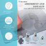 Stone Bath Mat Non Slip & Anti Mould 60 x 39 cm | Quick Dry Diatomite Shower Drying Stone | Absorbent Diatomaceous Earth Pad | Bathroom Upgrades Image 2