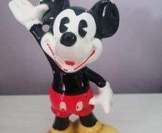 Vintage Mickey Mouse Waving Figurine