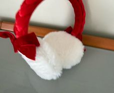Festive girls ear muffs