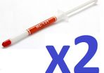 New 2x 1g Thermal Grease Heatsink Compound Paste CPU VGA PC Laptop Syringe #119