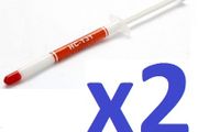 New 2x 1g Thermal Grease Heatsink Compound Paste CPU VGA PC Laptop Syringe #119