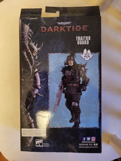 Warhammer 40,000: Darktide Traitor Guard Figure NEW