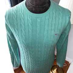 GANT  Cable Knit jumper men's sz Medium - EXCELLENT CON!