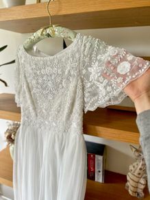 Bridal Dress with Tulle in Ivory