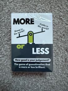 More or Less card game brand new