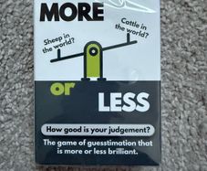 More or Less card game brand new