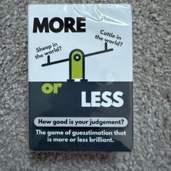 More or Less card game brand new