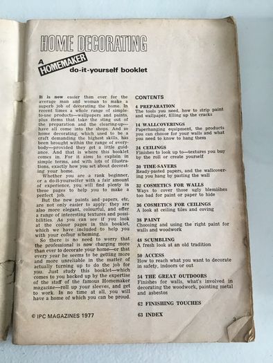 Vintage DIY Books. The Good Handiman's Encyclopaedia plus Home Decorating.
