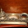 Brass inkwell (29cm x 12cm) Image 6