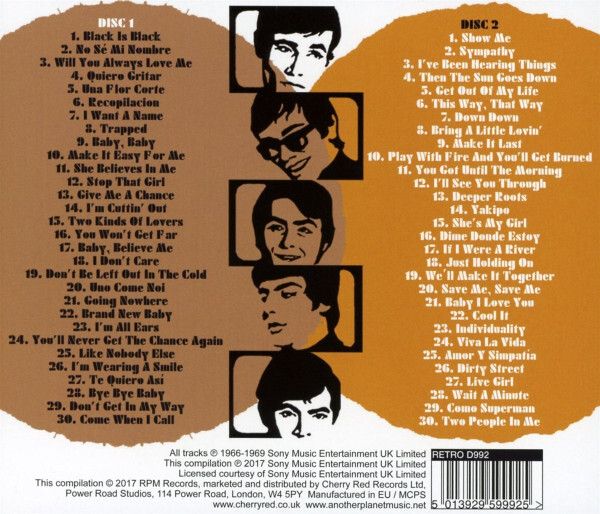 Los Bravos 2CD - Black Is Black: The Anthology 1966-1969