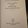 Palladio Abd English Palladianism. With 219 Illustrations.  By Rudolf Wittkower. First Edition Large Volume Hardback With Dustjacket In Good Condition.  See Photos For Same. Image 4