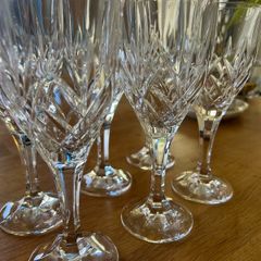 Wine crystal glasses