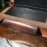 Antique 1800's Portable Writers Desk L-11,4" W-8" H5,3" Image 8