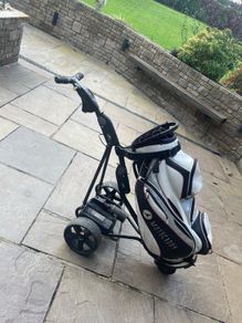 motocaddy bag and trolley