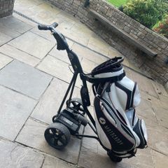 motocaddy bag and trolley