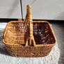 Vintage wicker basket Image 4