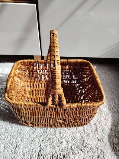 Vintage wicker basket