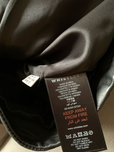 Whistles leather biker jacket