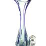 Large Art glass vase by Zabkowice Glassworks, Poland Image 8