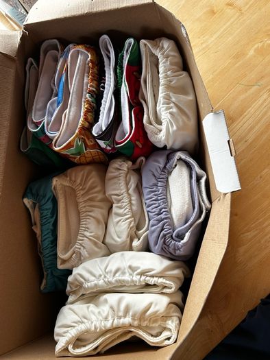 14 reusable nappies