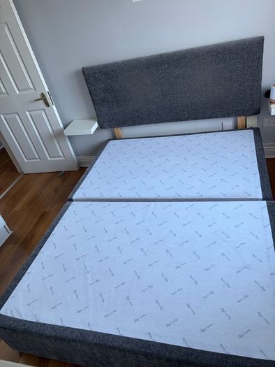 Bed frame with drawers (150x200, std king)