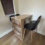 Bar table and 4 stools Image 2