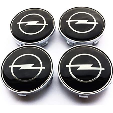 4 X 68mm Auto Centre Hub Caps for OPEL, Replacement Emblem Covers Wheel Center Waterproof Dust-Proof Car Hubcaps Center Rims