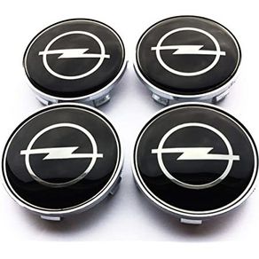 4 X 68mm Auto Centre Hub Caps for OPEL, Replacement Emblem Covers Wheel Center Waterproof Dust-Proof Car Hubcaps Center Rims