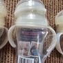 Five Brand New NUBY  Natural Touch 3 Stage Wide Neck Transitioning Bottle to Cup (240ml ) +  Soother  SAMPLE  PACK Image 4