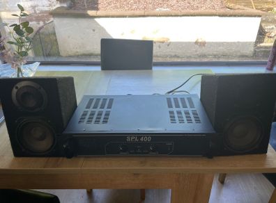 Skytec SPL400 Amplifier & Passive Speakers