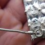 Vintage 925 Sterling Silver  Crystal Stone Studded Pendant With Chain 23.8g L10" Image 5