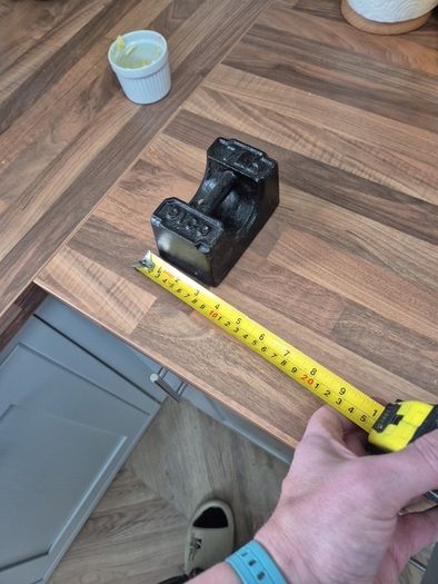 Solid metal weight