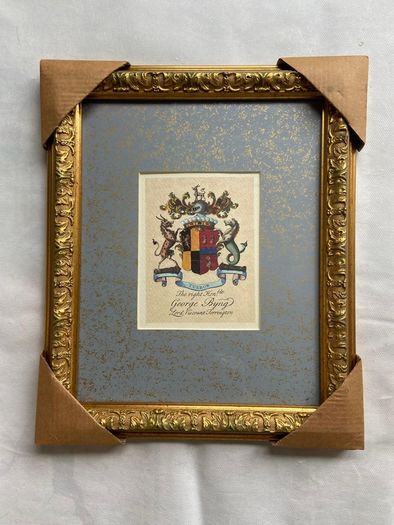 6 coat of arms framed prints