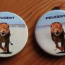 Peugeot Vintage Pin Badge & Cheque Book Holder - Lion Car Motor Vehicle Image 4
